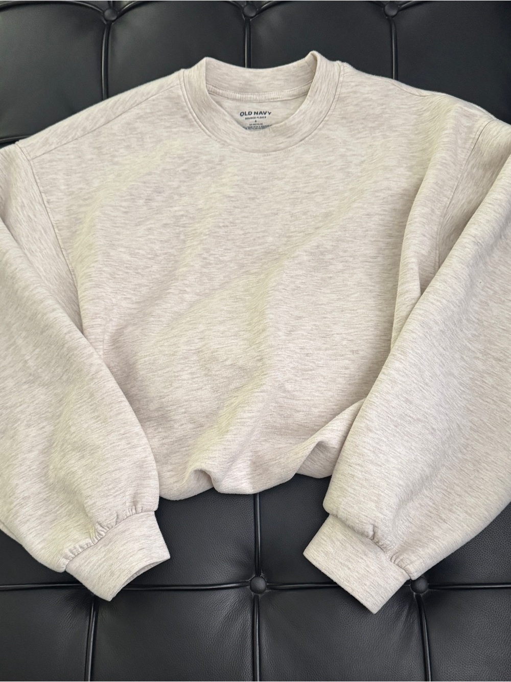 Old Navy Bounce Fleece Bubble-Hem Sweatshirt